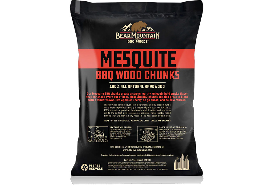 Bear Mtn. 20LBS BBQ Wood chunks Mesquite